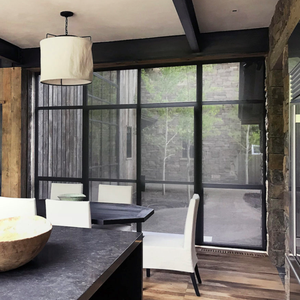 Cửa Sổ Bằng Sắt Cửa Chớp Bên Ngoài Cửa Sổ Chống Trộm Phụ Kiện Cửa Sổ Gỗ Hiện Đại Thiết Kế Cửa TS-084 Cách Âm - Product Image 1