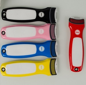 <strong>Custom</strong> Logo Magnet Keyring Light Torch <strong>Shape</strong> <strong>PVC</strong> LED <strong>Keychain</strong> Light - Product Image 4