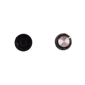 Affordable Electric Guitar Plastic Knob Unique Design Shape Volume Button Black 6mm D-Type Knob Factory Outlet