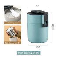 Boîte à lunch isotherme en acier inoxydable, mug à soupe, thermos portable, conteneur alimentaire, coffrets cadeaux, pique-nique en plein air, bureau, voyage