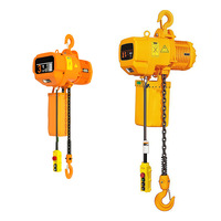 Palans électriques à chaîne annulaire de 3 tonnes, à câble métallique, multi-lift, commande par suspension, petite grue électrique fixe