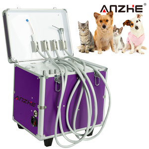 <span class=keywords><strong>Unit</strong></span>à Dentale Veterinaria Portatile Professionale per la Cura Orale degli Animali Domestici, Macchina per Trattamenti Dentali Mini con Turbina, <span class=keywords><strong>Scaler</strong></span> e Aspirazione - Product Image 1