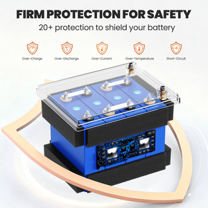 แบตเตอรี่ลิเธียมไอรอนฟอสเฟต US Stock 12.8V 100Ah แบบต่อพ่วงได้ IP66 พร้อมระบบจัดการแบตเตอรี่อัจฉริยะ (Smart BMS) รองรับการใช้งานมากกว่า 6000 รอบ สำหรับระบบโซลาร์เซลล์ รถบ้าน และเรือ - Product Image 5