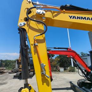 Mini pelleteuse Yanmar Vio55 Zero-Tail Swing d'occasion | Origine: Japon | Bonne condition pour la construction/l'agriculture - Product Image 3
