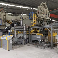 Machine de moulage de carreaux de terrazzo entièrement automatique Qunfeng, machine à carreaux de terrazzo en béton, machine rotative à 6 stations pour carreaux de terrazzo