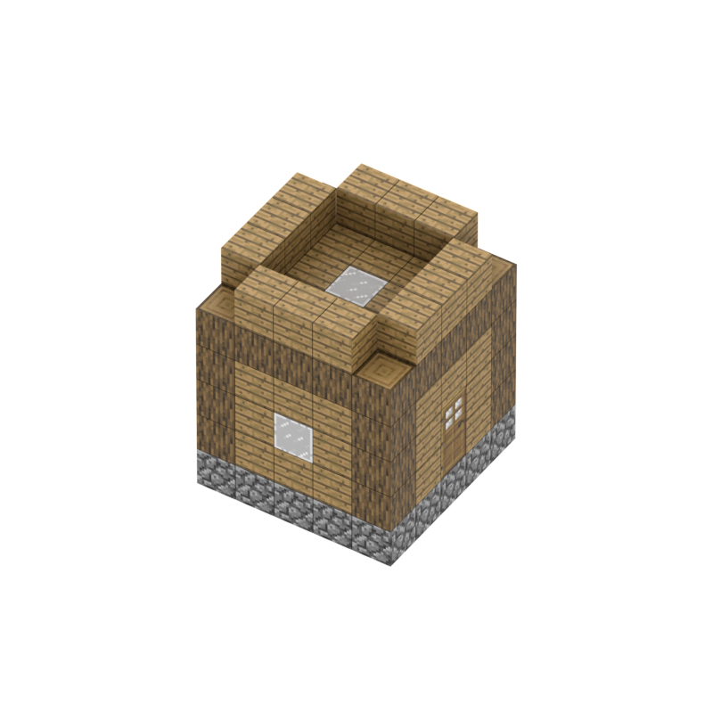 T020-house 3 (110pcs) est livré avec 3 poupées