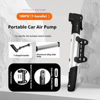 Pompe à main pour vélo miniature personnalisable, portable, 28*5CM, en alliage d'aluminium, gonfleur de pneus, pompe à vélo