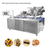 Machine à fabriquer des biscuits à deux couleurs, économe en énergie, équipement d'extrusion de biscuits industriel, ligne de production automatique