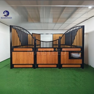Box de <span class=keywords><strong>chevaux</strong></span> de style européen avec abri amovible et durable pour équipement équestre de ferme - Product Image 3