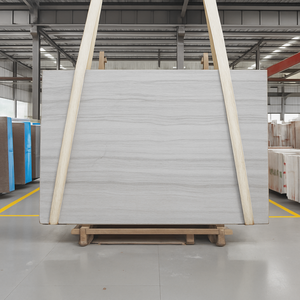Losa grande de madera blanca de lujo al mejor precio, acabado natural a rayas para suelo de hotel - Product Image 3