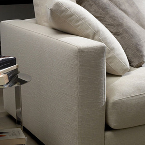 Nordic Japanese Style Fabric <b>Sofa</b> Modern Minimalist Latex Down Filled Couch <b>for</b> Medium and Small Living Room - Product Image 4