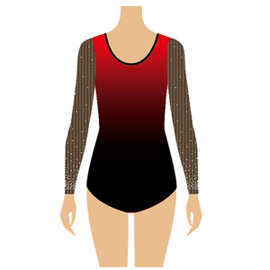 Usine Prix Nouveau Design à <span class=keywords><strong>manches</strong></span> <span class=keywords><strong>longues</strong></span> enfants rythmique concurrence <span class=keywords><strong>justaucorps</strong></span> de gymnastique pour filles - Product Image 6