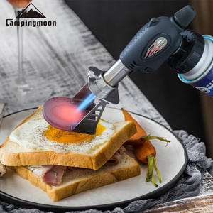 Placa de Hornear de Acero Inoxidable Campingmoon ST-076, Accesorios para Antorcha de Fuego para Hacer Huevos a la Parrilla, Lengüeta de Estabilización, Sin Acabado - Product Image 5