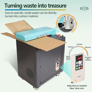 Máquina trituradora de cartón ecológica de 550 mm para reciclaje, cortadora de cajas de cartón, máquina para fabricar papel de nido de abeja, núcleo de engranajes 110-230V para embalaje - Product Image 2