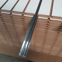 Panneaux MDF à rainures en T 4 x 8 9 mm 15 mm 16 mm 18 mm avec inserts en aluminium