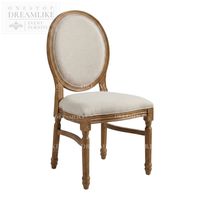 Chaise de mariage luxueuse et raffinée en PP imitation bois avec médaillon, siège rembourré, pour événements, location, fournisseur en gros, commande en gros