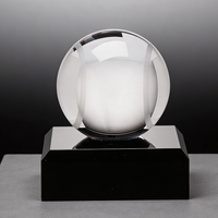 Ballon de Tennis en cristal Noble, Sports de plein air, Logo personnalisé, trophée de Tennis sur mesure