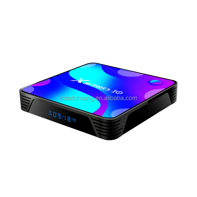 Android 10.0 RK3318 Quad-Core X88 PRO10 Smart tv set top box 2.4G /5G dual-band Wifi 802.11 a/b/g/n BT 4.0 USB3.0 media box
