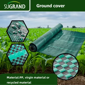 Schlussverkauf landwirtschaftliche 110 g/m2 Anti-Unkraut-Matte Bodenbezug für Gartensämlinge