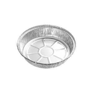 Disposable Aluminum Foil Trays Round Baking Dish For Oven Air Fryer Cooking Silver 24 Pack - Product Image 5