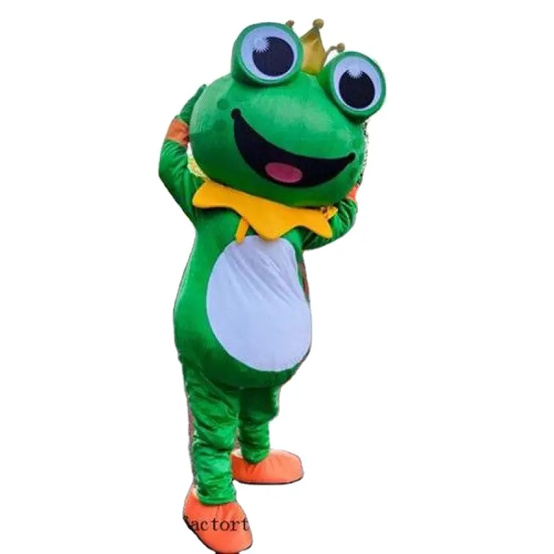 Costume de la mascotte anime grenouille, fait sur mesure, Unique, en solde, offre spéciale