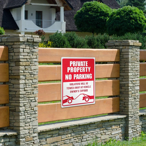 Pegatinas de <span class=keywords><strong>vinilo</strong></span> personalizadas advertencia seguridad vial tráfico señal de tráfico pegatina reflectante sin pegatina de advertencia de estacionamiento - Product Image 2