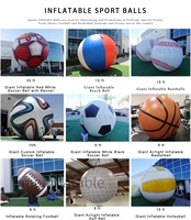Ballon gonflable géant en PVC personnalisé avec impression de logo Ballon gonflable hermétique