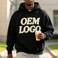 Sweater Olahraga Lengan Panjang Katun Musim Gugur Musim Dingin Logo Kustom Hoodie Cetak Puff Kustom Cetak Busa