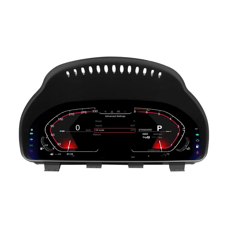 12.3 นิ้วดิจิตอล LCD คลัสเตอร์ Speedometer สําหรับ BMW 5 Siers GT F07 F10 F11 F18 X3 F25 X4 F26 X5 F15 X6 F16 LINUX 4 ธีม
