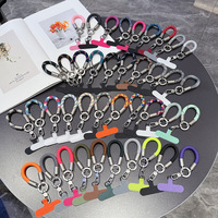Ring-Schnallen-Handyband, Daumenband 360° °   Rotierender Bidirektionaler Ringschnallen-Mini-Fingeranhänger mit Anti-Verlust-Schlaufe