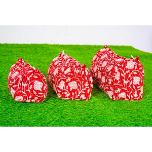 Trousse de Toilette Matelassée Indienne pour Femme, Imprimée à la Main, avec Fermeture Éclair, Durable, Vente en Gros Fabricant - Product Image 1