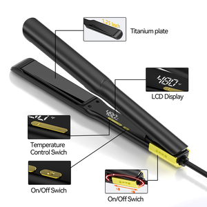 Réchauffeur rapide 480F Mch 2 en 1 lissage et boucleur fer à lisser <span class=keywords><strong>plat</strong></span> <span class=keywords><strong>professionnel</strong></span> avec logo personnalisé - Product Image 4