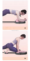 Appareil d'entraînement abdominal pliable et réglable en acier 4-en-1, équipement de musculation multifonctionnel pour la maison, charge maximale 150 kg