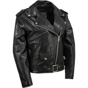 2025 cuero USA MADE mujer negro Flaunt Premium clásico estilo motocicleta chaqueta de cuero modelo MLJKL5004 - Product Image 6
