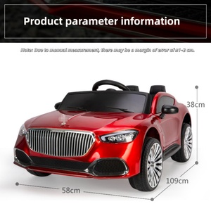 Trendiges Kinder-Elektroauto mit Fernbedienung, Wiederaufladbarem Akku & LED-Lichtern für <span class=keywords><strong>2</strong></span> bis 4 & 5 bis 7 Jahre, Unisex-Spielzeug - Product Image 2
