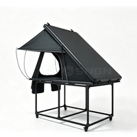 Tente de toit rigide SNDN en aluminium, coque en polyester 280G, la plus légère (59 kg), tente de toit pour camping, SUV, 4x4, tout-terrain