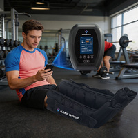 Appareil de relaxation des jambes sans fil à pression d'air avec logo personnalisable, bottes de récupération sportive pour soulager l'œdème