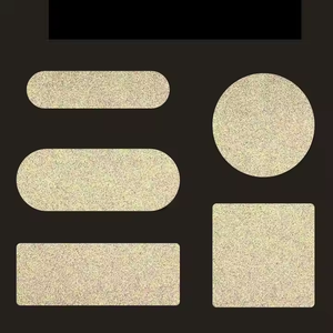 Autocollants réfléchissants noirs pour <span class=keywords><strong>casque</strong></span> de pompier pour la sécurité et les avertissements - Product Image 6