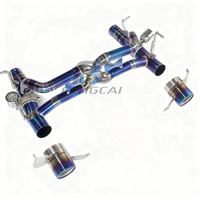 Échappement sport en titane Catback pour Ferrari 488 Pista Spider 3.9T 2015-2019 avec valve à vide, modification acoustique de voiture