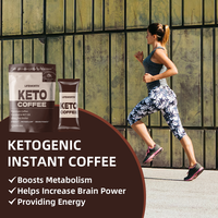 LIFEWORTH Beurre Keto nourri à l'herbe Substitut de repas diététique Mélange instantané Poudre de café cétogène