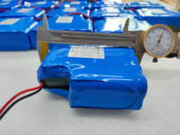 Lumière de scène LED batterie Lithium-Ion 18650 3.7V 2200mAh 4S4P 14.8V 8800mAh batterie au Lithium avec BMS pour chauvette