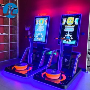 Máquina de videojuegos que funciona con monedas Carrusel interactivo dinámico Patio de juegos de metal Control de movimiento Juego de ritmo - Product Image 1