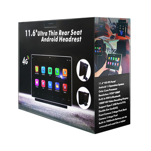 <strong>Android</strong> 11.6 Inch Car TV <strong>Android</strong> Touch Screen Headrest Monitor MP5 Back Seat TV for Car with MP3/MP4 Player Capability - Product Image 3