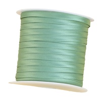 Ruban biais satiné 6 mm effet soie, sans repassage, pour cheongsam et vêtements