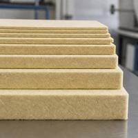 Couverture anti-feu ignifuge en feutre d'aramide PPTA 260 ° Tissu ignifuge résistant à la chaleur de 1 à 8 mm d'épaisseur