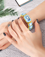 Modische G&D 2215 Damenuhr Hochwertige Luxus-Quarzuhr für Frauen Vakuumbeschichtung Casual Business Damen-Armbanduhr