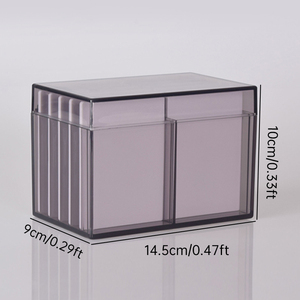 Caja de almacenamiento de pestañas postizas acrílicas Love Beauty con soporte de paleta de pegamento para pestañas, accesorios de herramientas para extensiones - Product Image 3