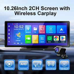 หน้าจอแอนดรอยด์ไร้สายขนาด 10.26 นิ้ว รองรับ WIFI พร้อมกล้องบันทึกหน้า-หลัง, รองรับ Android Auto, ระบบนำทาง GPS ของ Google และเครื่องเล่นมัลติมีเดีย - Product Image 5