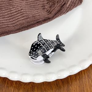 Nuova serie Mini oceano clip acido acetico Design di nicchia ornamento per capelli animale balena squalo clip all'ingrosso accessori per capelli per le donne - Product Image 6