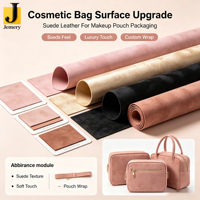 Jemery Matériau en cuir suédé silicone métallisé gaufré 3D extensible imperméable occultant pour décoration automobile OEM